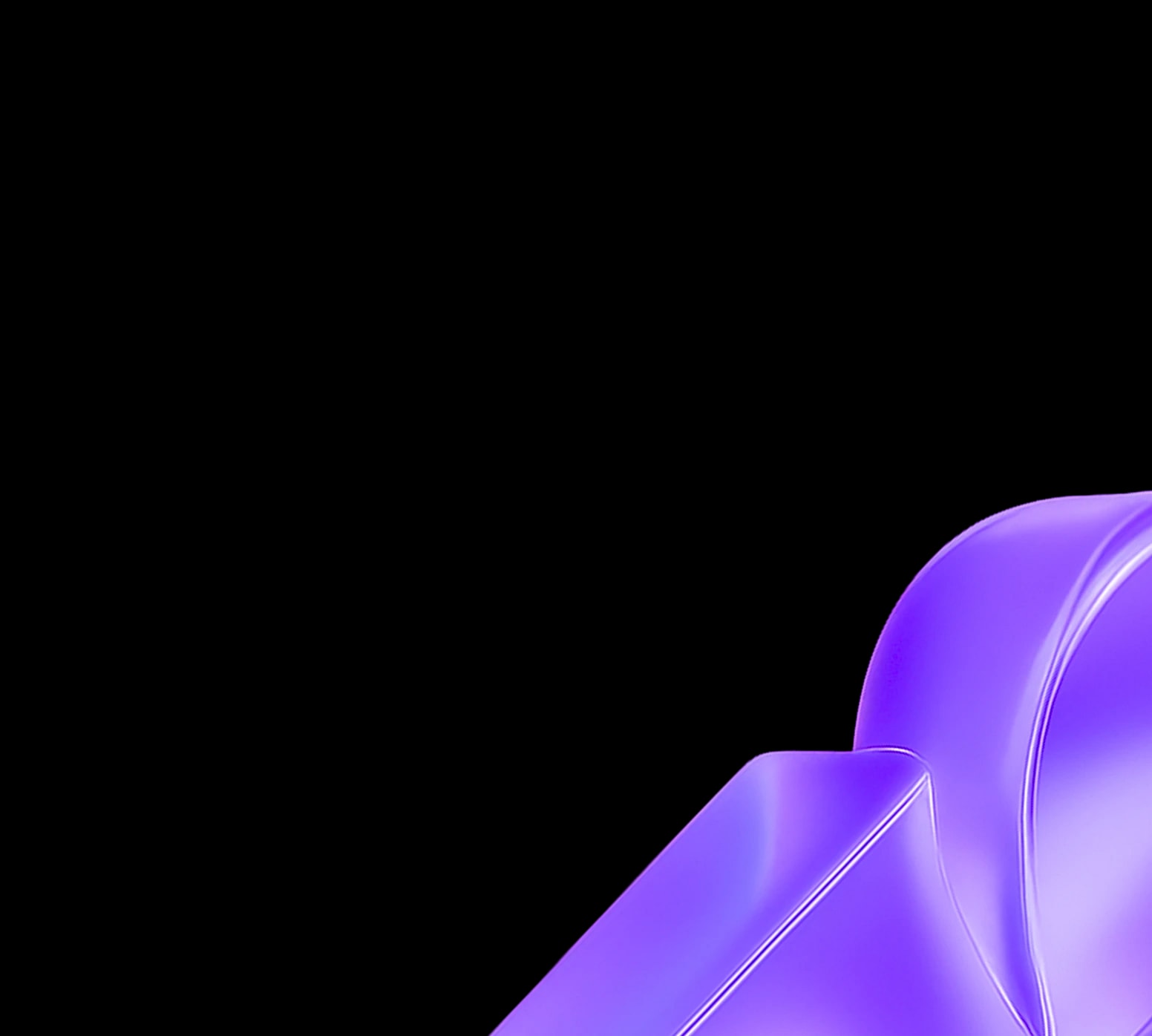 3D Purple Shape